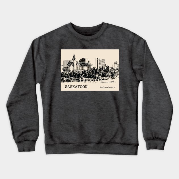 Saskatoon Saskatchewan Crewneck Sweatshirt by Lakeric